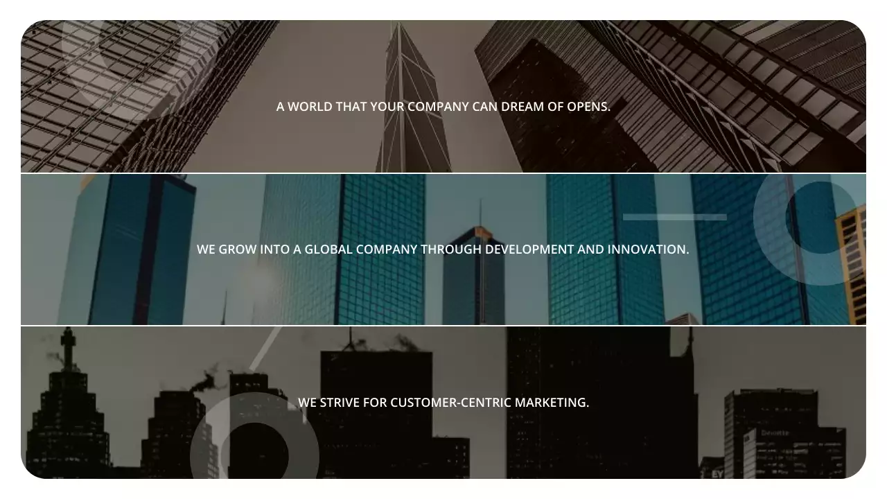 Business proposal with a brown-red feel