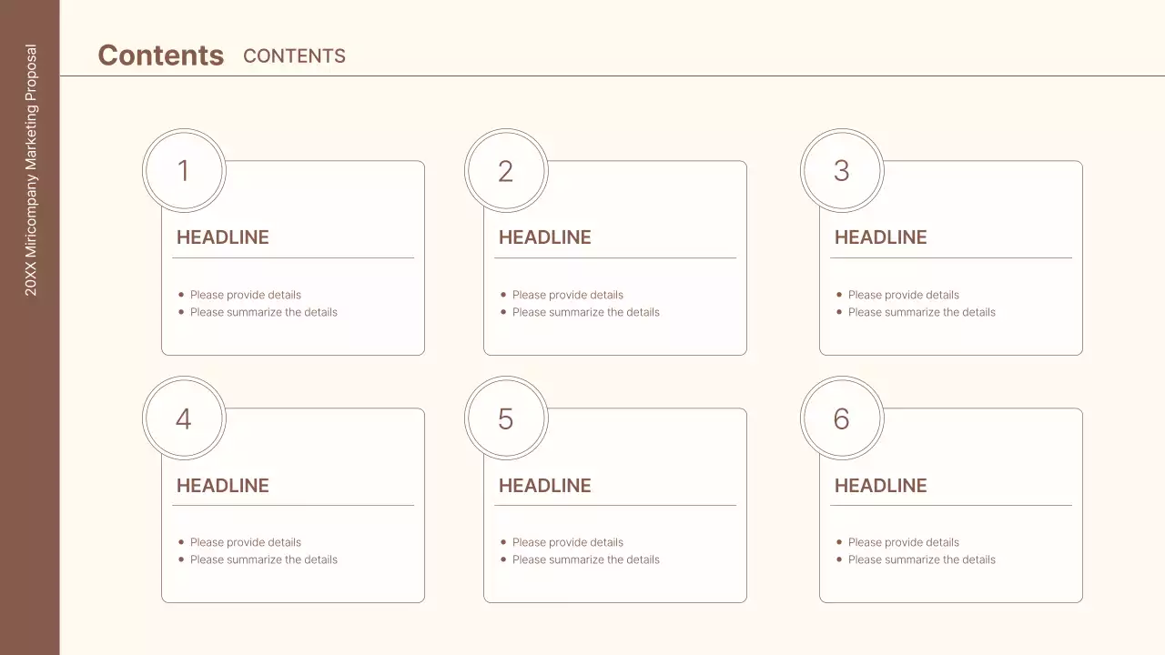 Brown Minimal Marketing Proposal Presentation