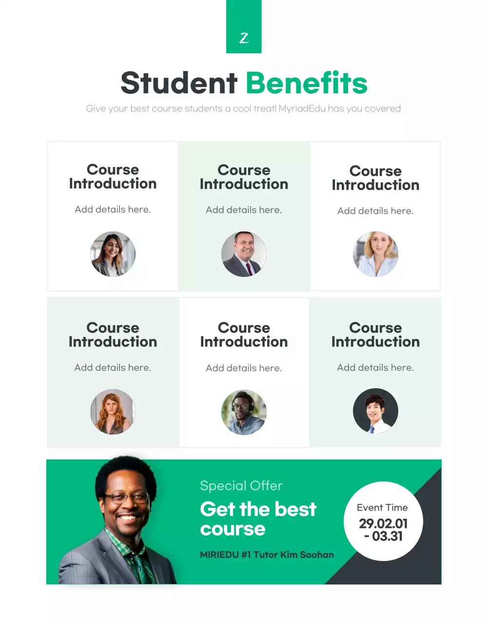 Poster Promosi Ujian Modern Abu-abu