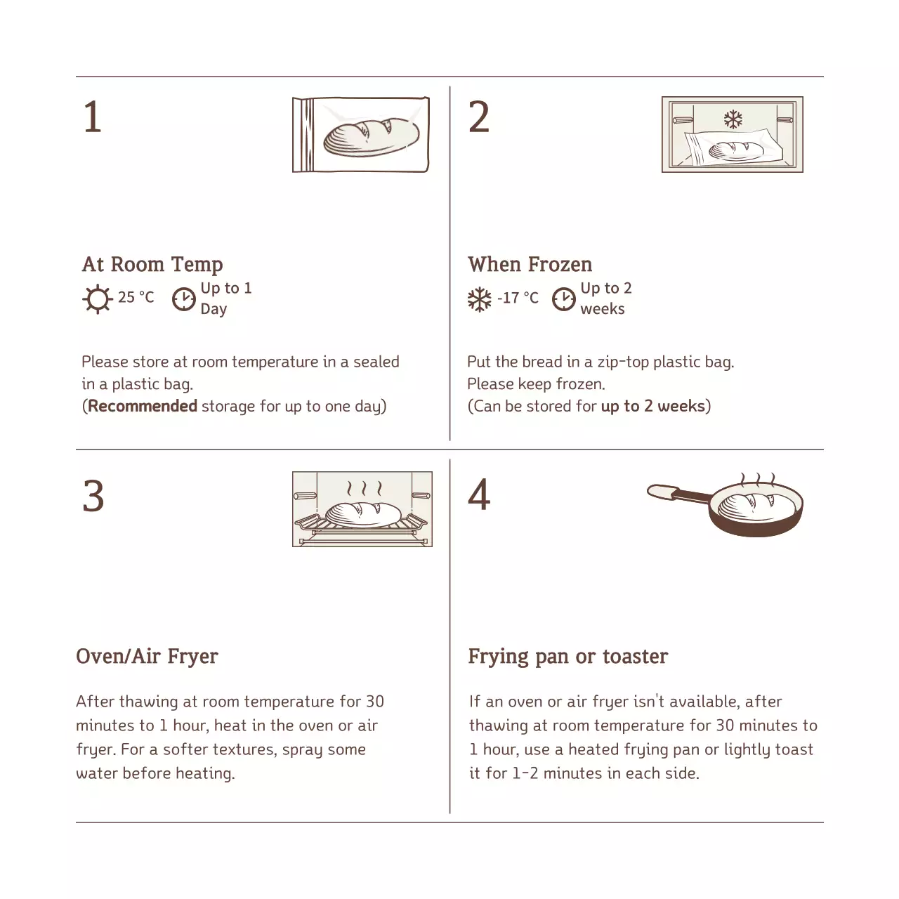 Beige Simple Bread Guide Instagram Post