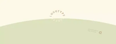 Yellow Green Round Lettering