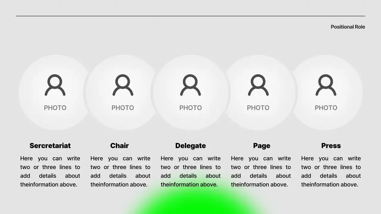 Green Modern University Schedule Presentation