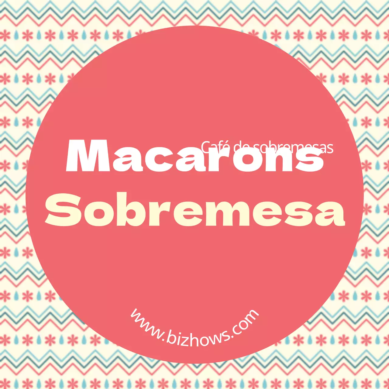 Sobremesa de macaron