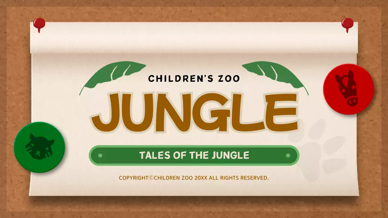 Beige Rustic Jungle Guide Presentation