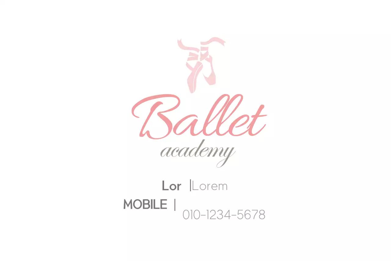 Pink Elegant Ballet Invitation Banner