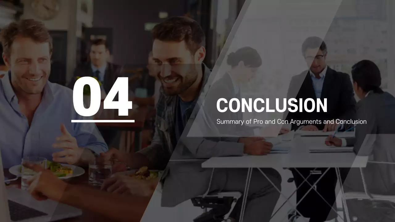 Orange Minimal Debate Presentation