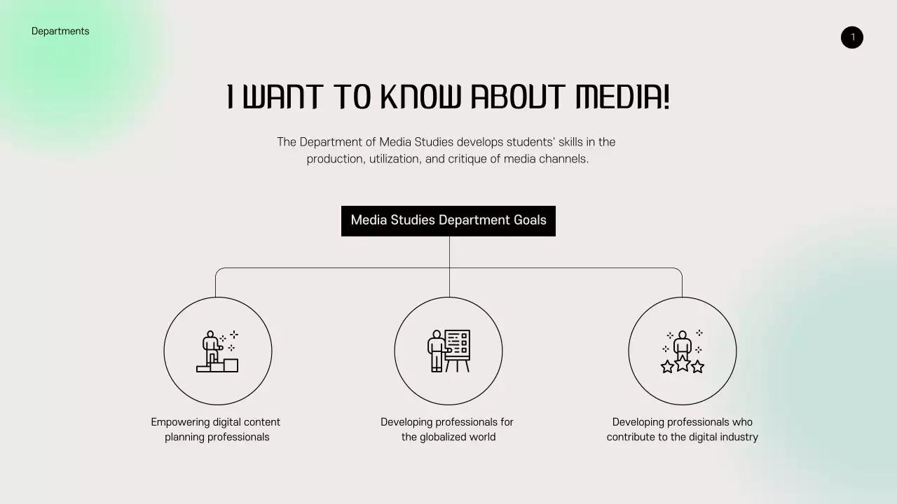 Grey Minimal Media Course Guide Presentation