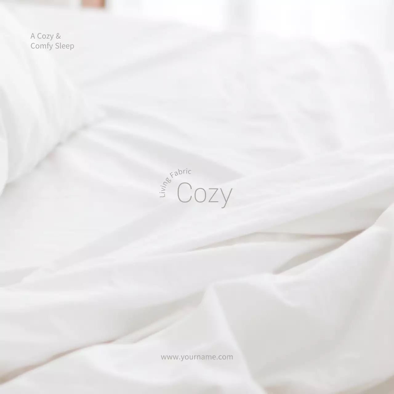 White Minimal Sleep Promotion Instagram Post