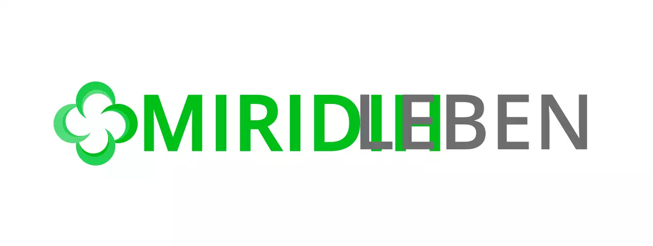 Logo einer Versicherungsgesellschaft mit grünem, einfachem Symbol