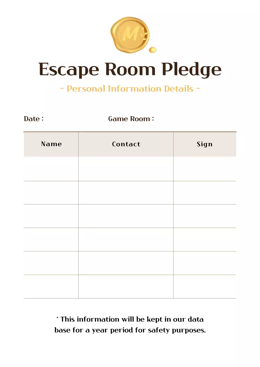 Brown Vintage Escape Guide