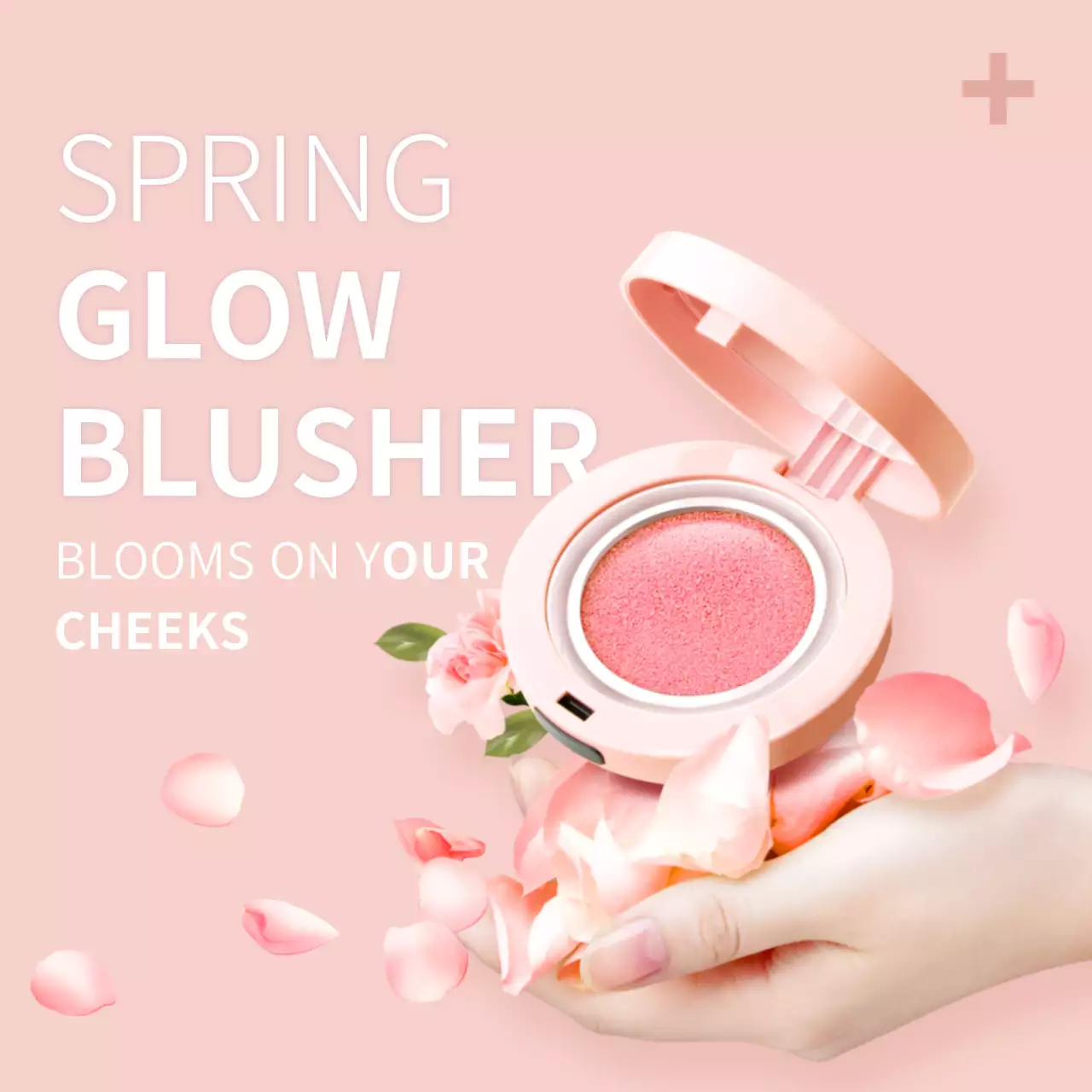 Pink Modern Makeup Promotion Instagram Post
