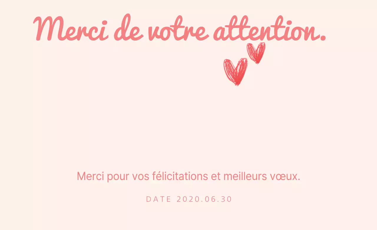 Merci de votre attention.