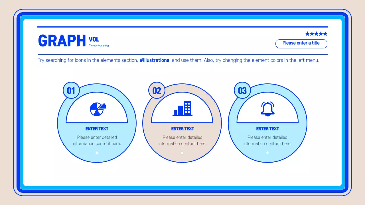 Blue Minimal Graph Document Infographic