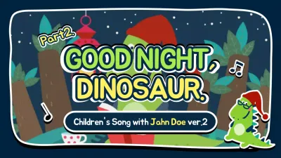 Green Playful Children's Song Announcement YouTube Thumbnail