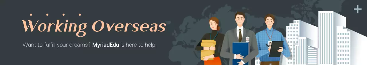 Faixa azul moderna de guia de empregos