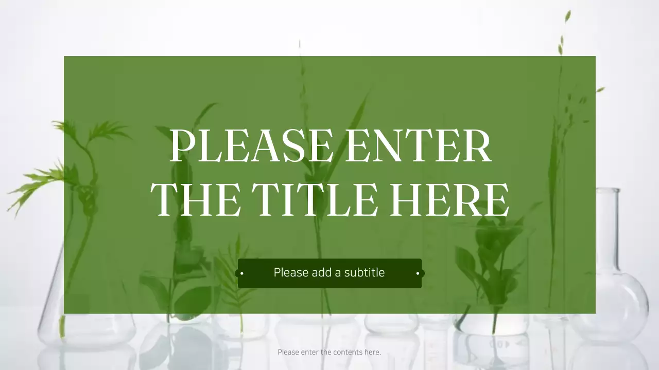 Green Minimal Guide Presentation