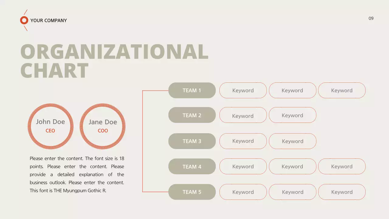 Business proposal with a brown-red feel