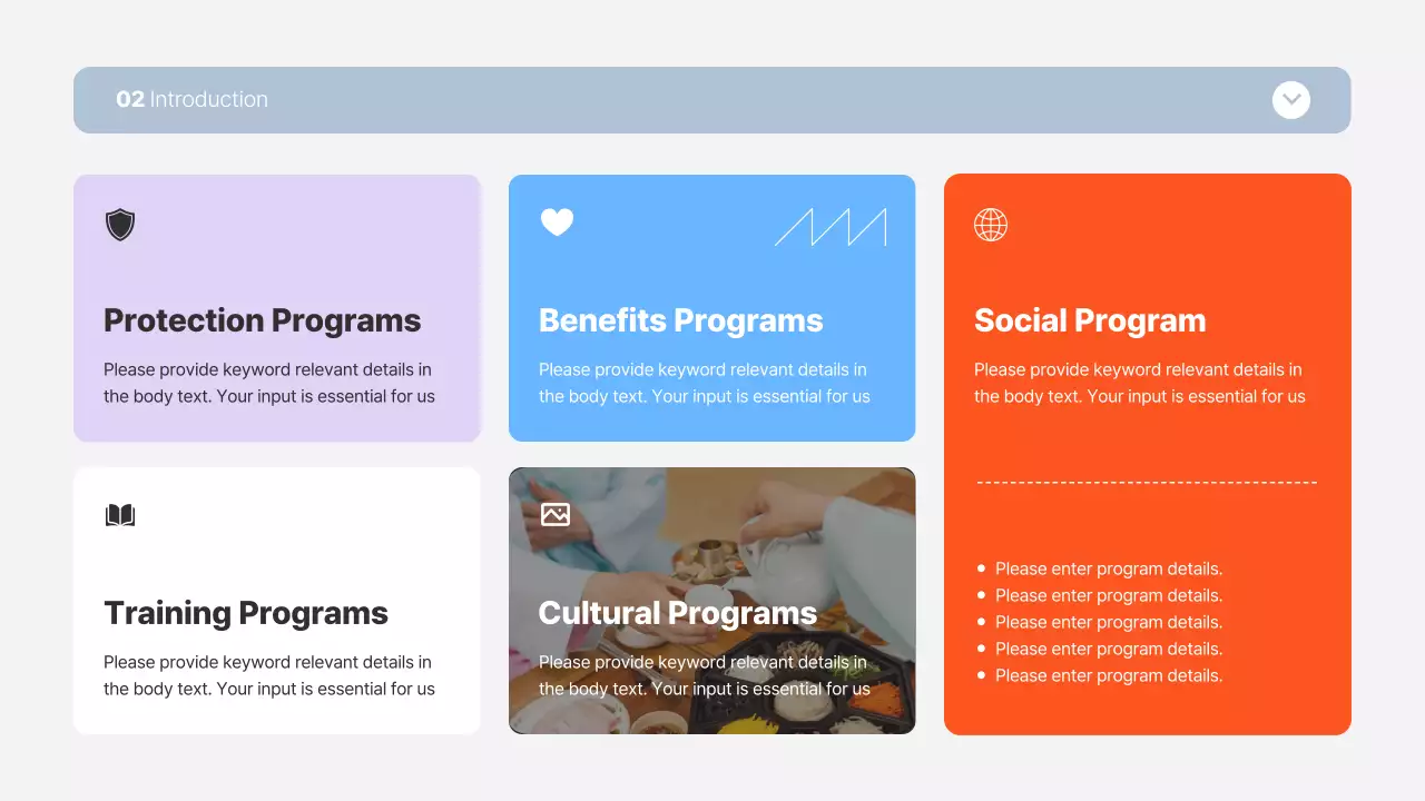 Blue Modern Internship Report Presentation
