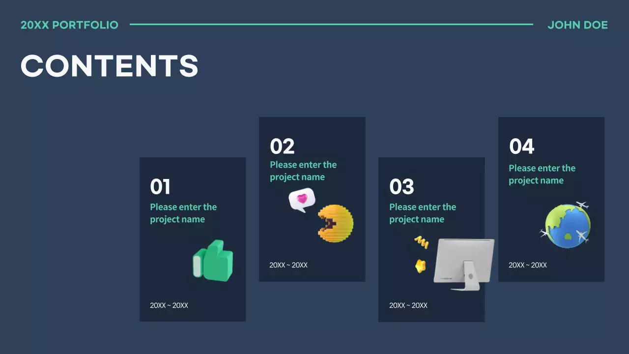 Mint Professional Portfolio Resume Presentation