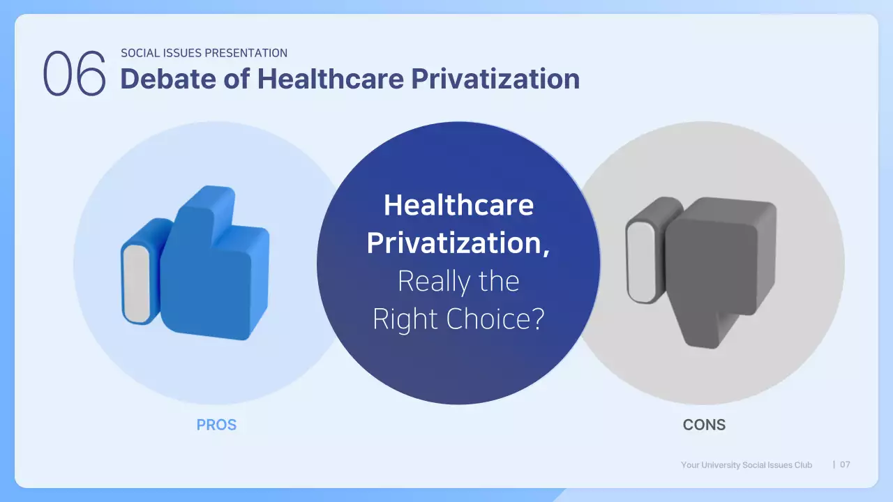 Blue Modern Healthcare Presentation
