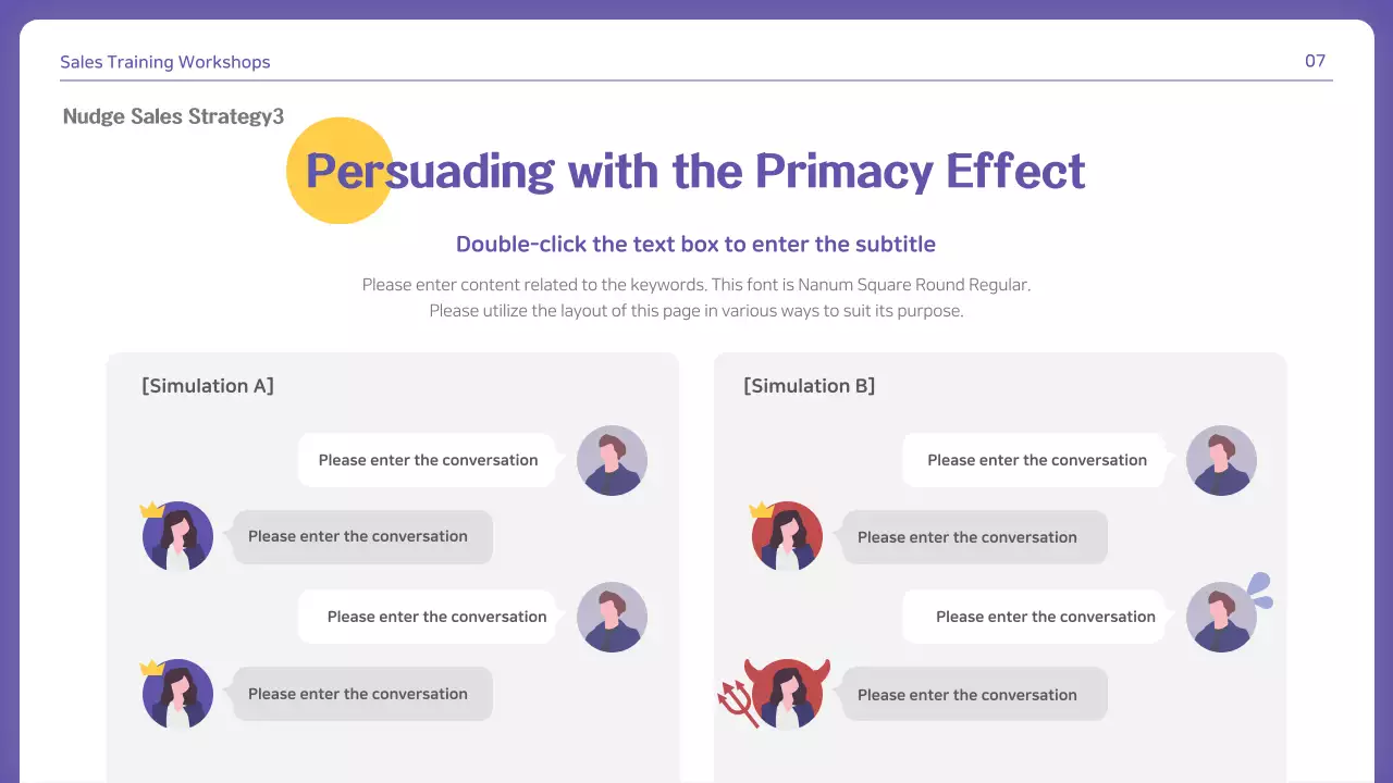 Purple Modern Sales Guide Presentation