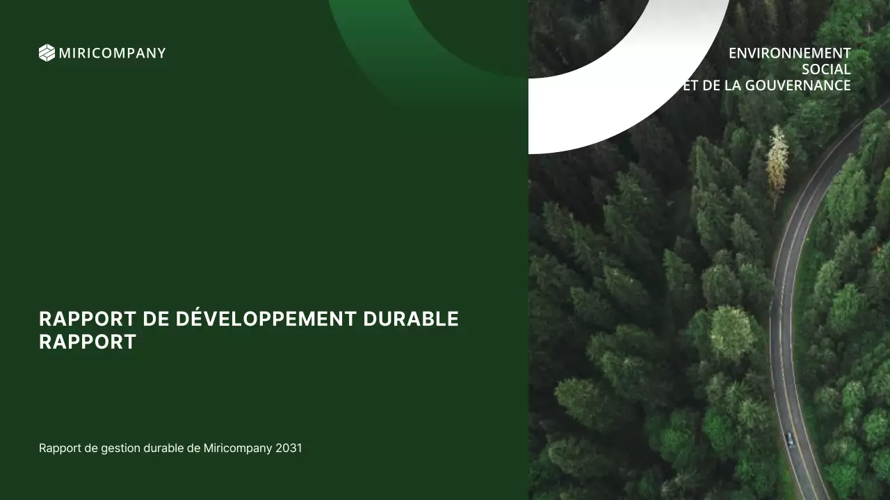 Le rapport ESG d'Ecoconcept en vert