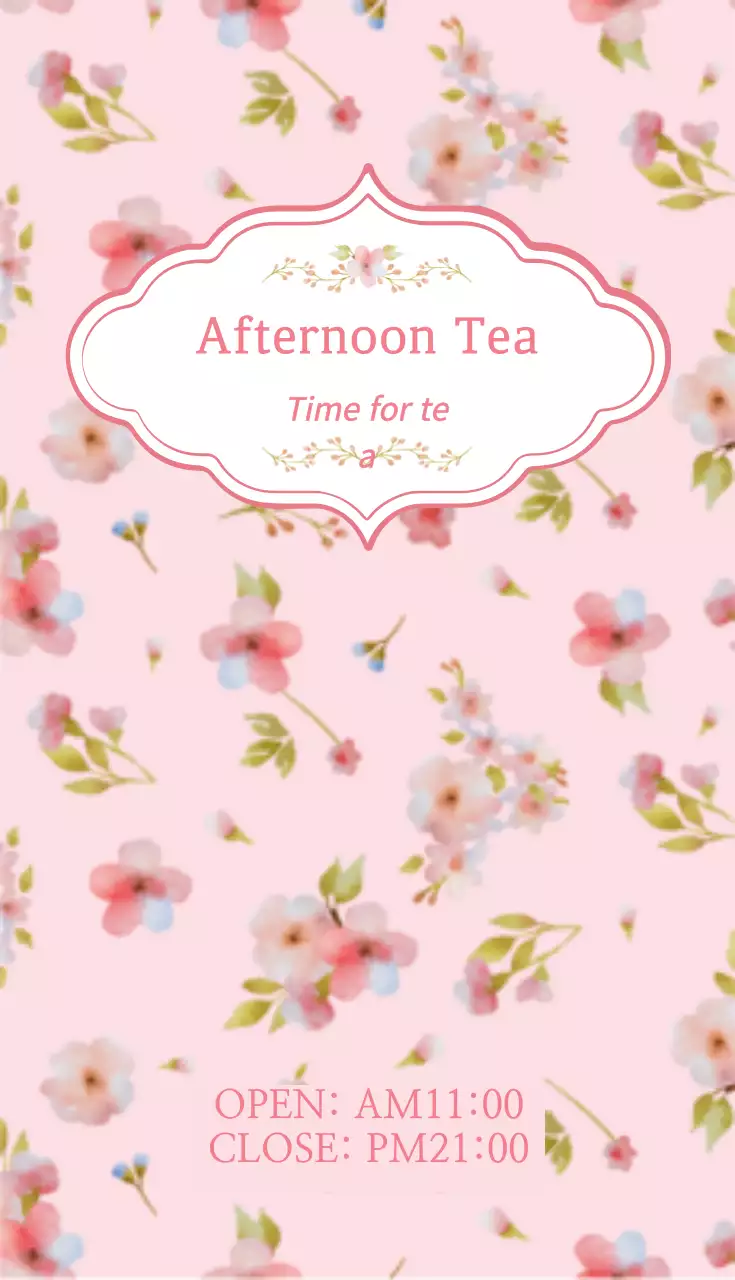 giờ uống trà chiều