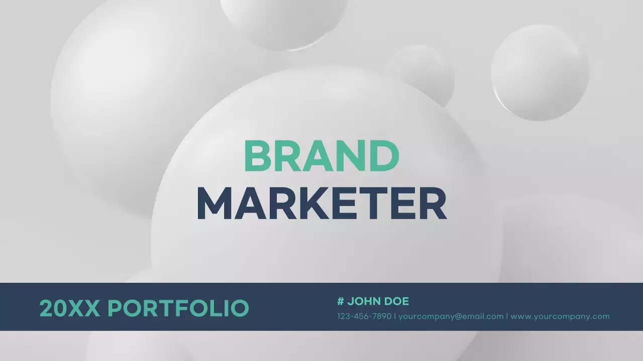 Mint Professional Portfolio Resume Presentation