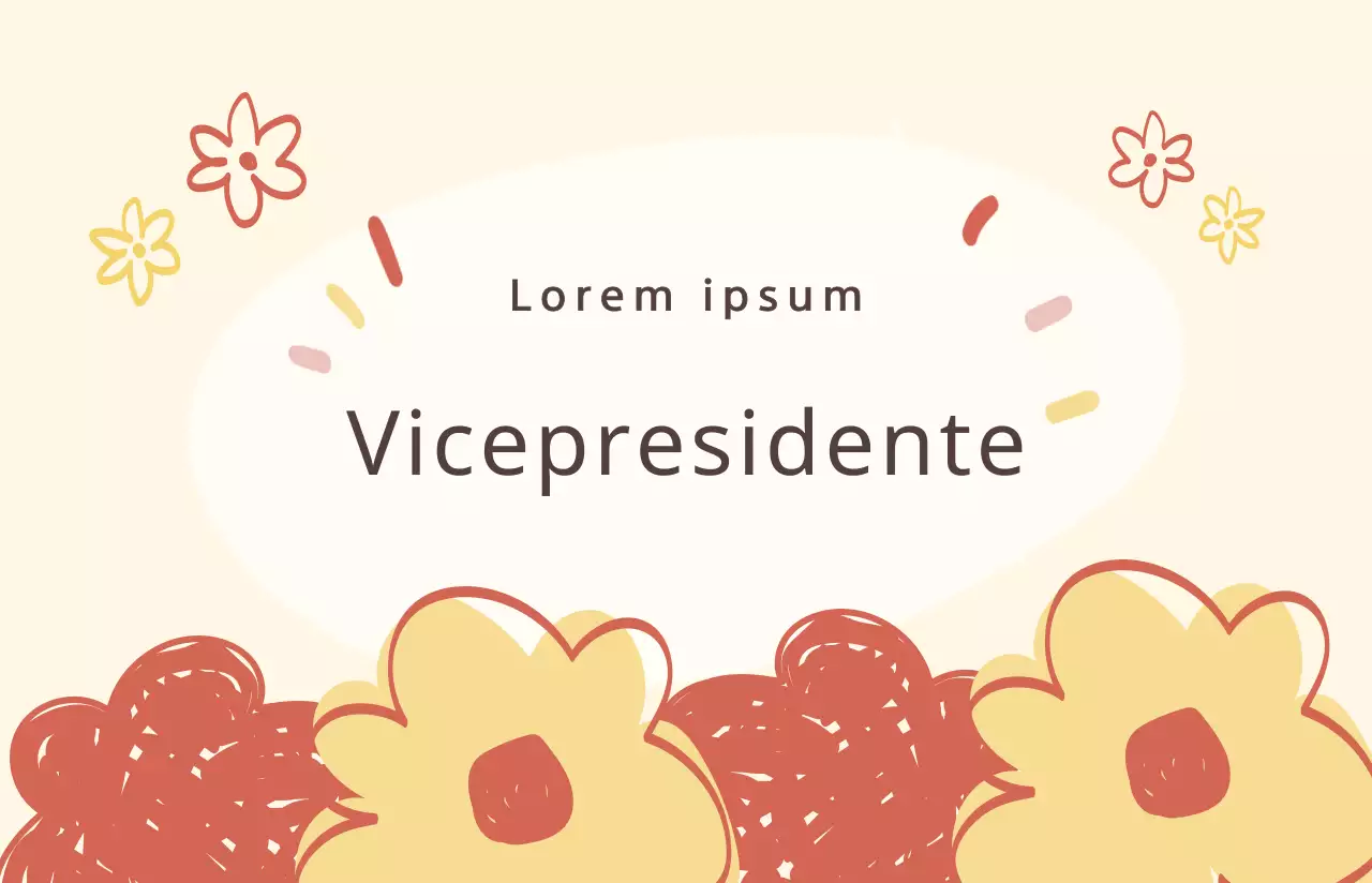 Bonitas tarjetas amarillas con el nombre de la iglesia