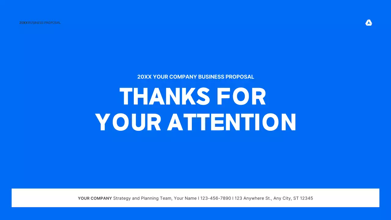 Blue Professional Business Presentation