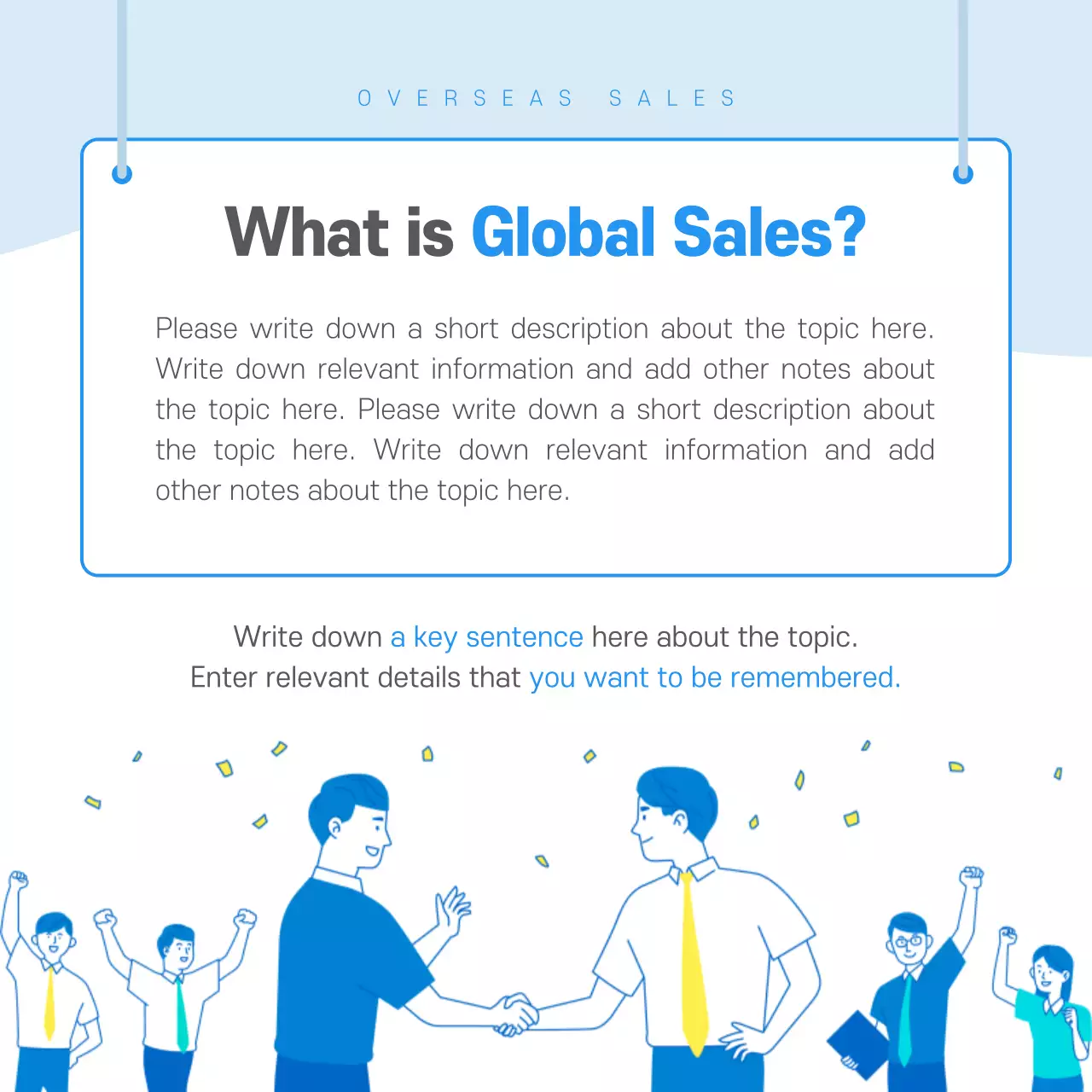 Blue Modern Sales Guide Instagram Carousel