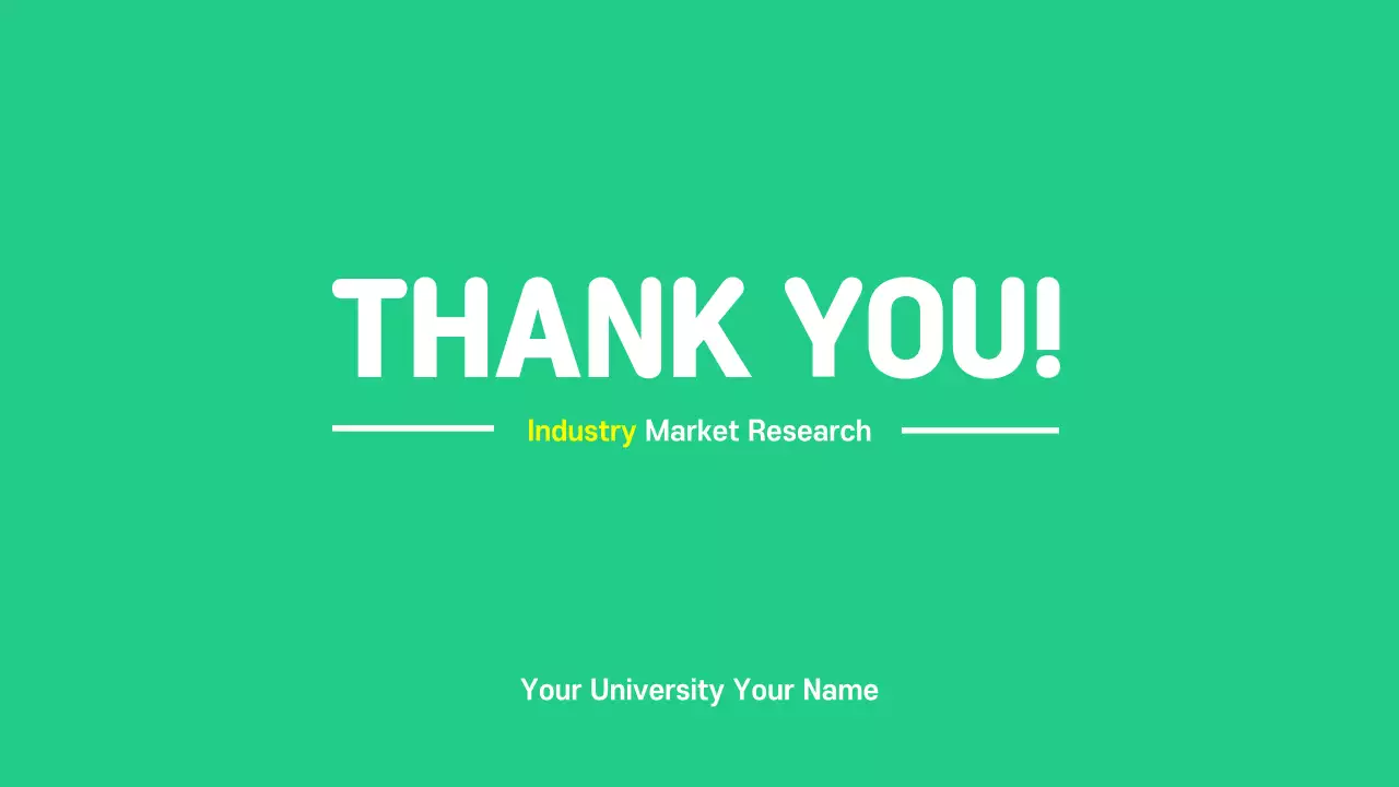 Market research presentations