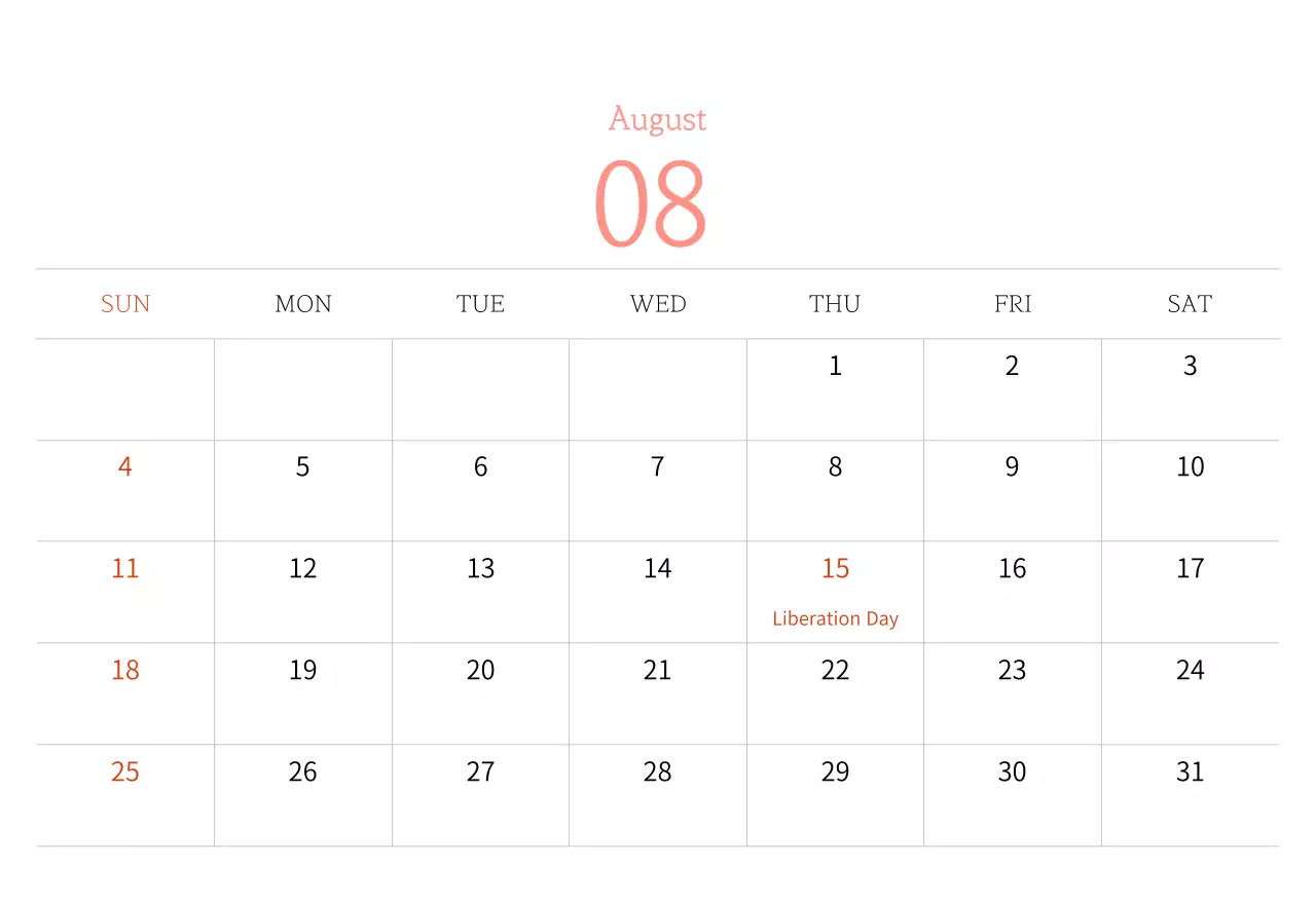 Stamp illustration with a warm concept