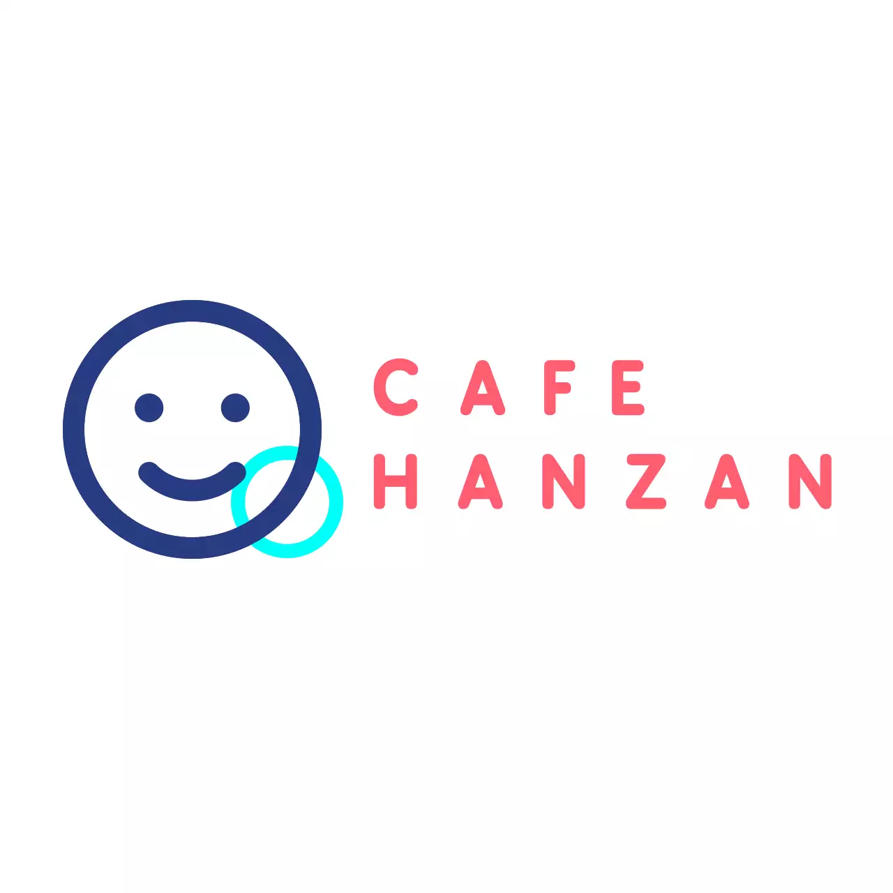 Blue Minimal Cafe Logo