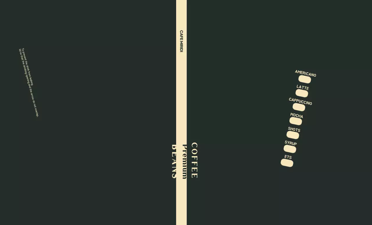 Daftar Periksa Kafe Black Simple Lines