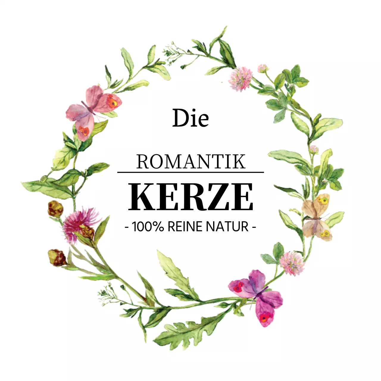 Romantische Kerze