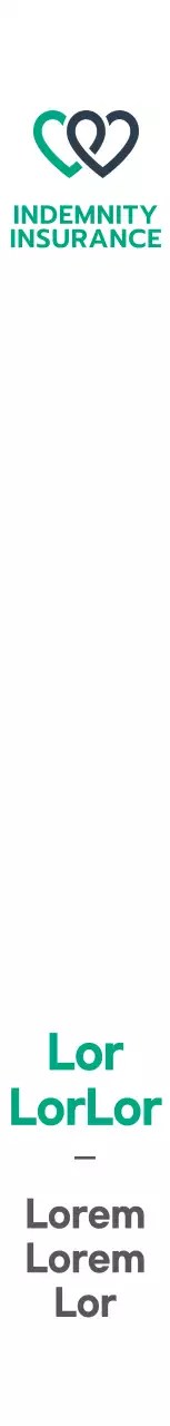 Untuk mempromosikan produk asuransi dengan logo dan teks asuransi properti dan kecelakaan berwarna biru kehijauan dan hitam.