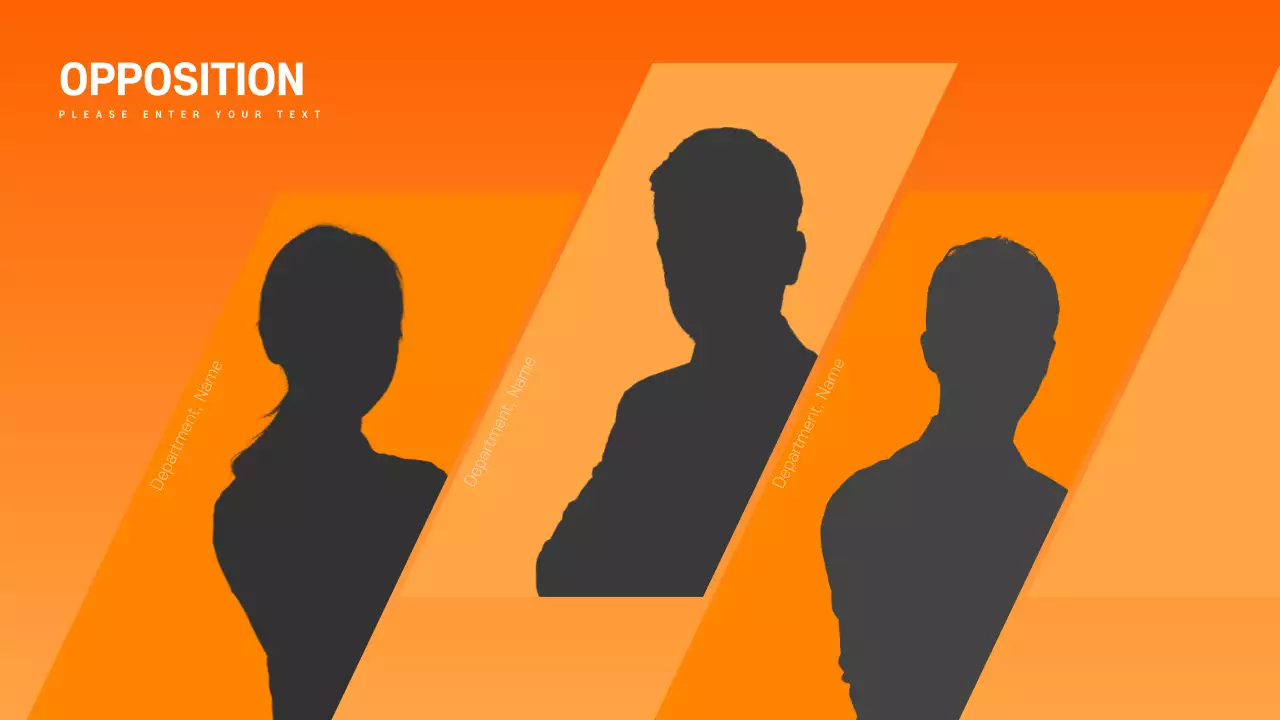 Orange Minimal Debate Presentation