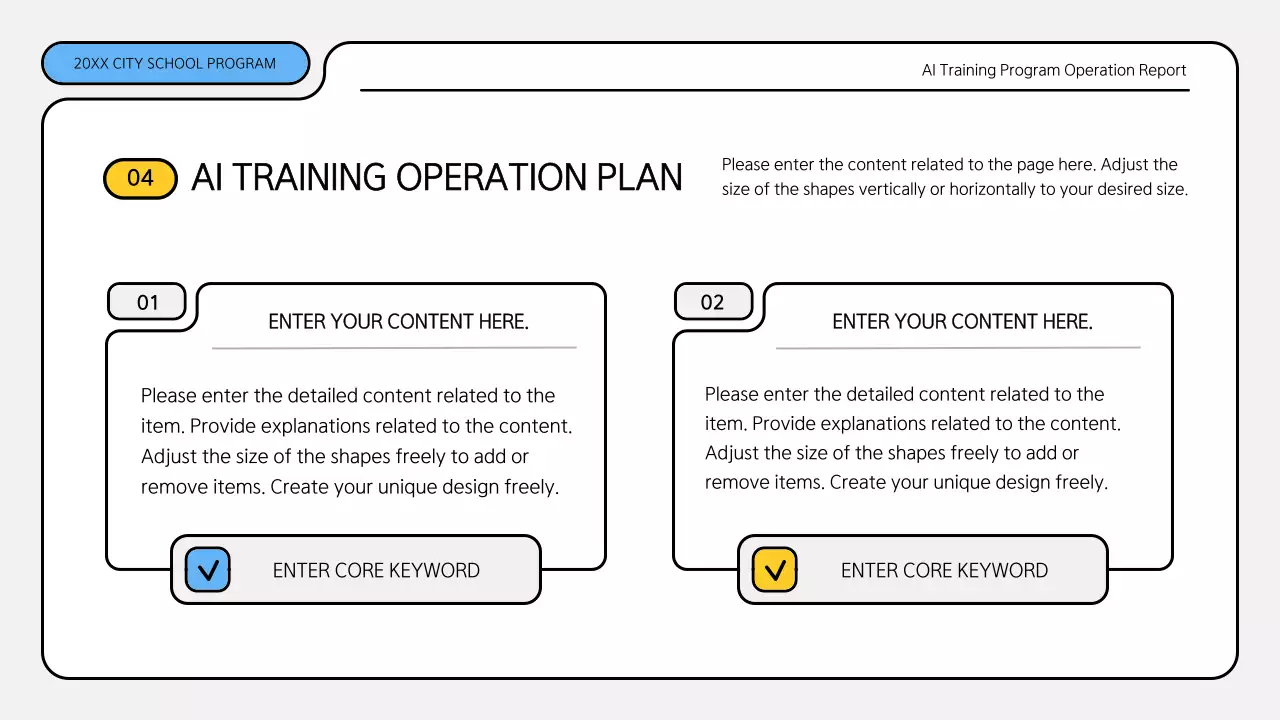 White Modern Ai Report Document Presentation