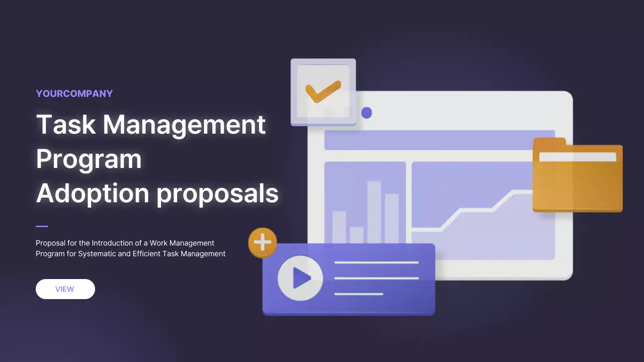 네이비 모던 비즈니스 제안 프레젠테이션