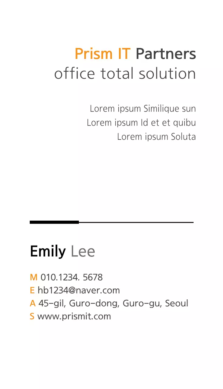 Cartão de visita cinza moderno