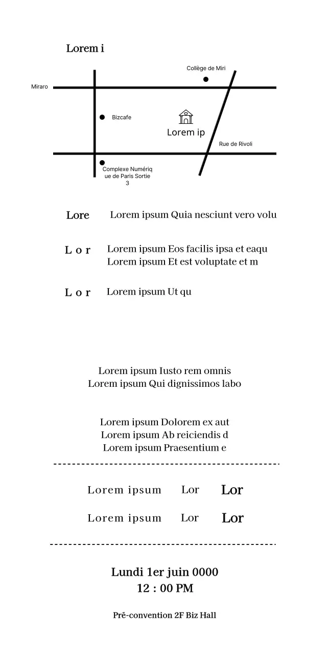 Invitation de mariage avec les noms des mariés dans un dégradé d'or