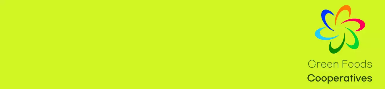 Modern symbol logo and text logo combination style with chartreuse and colorful color scheme for local food store employees