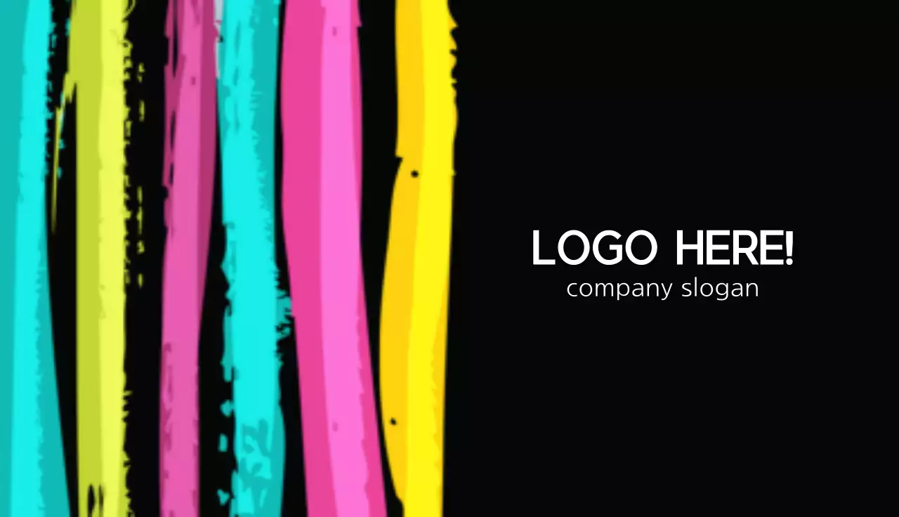 Colorful Modern Business Card