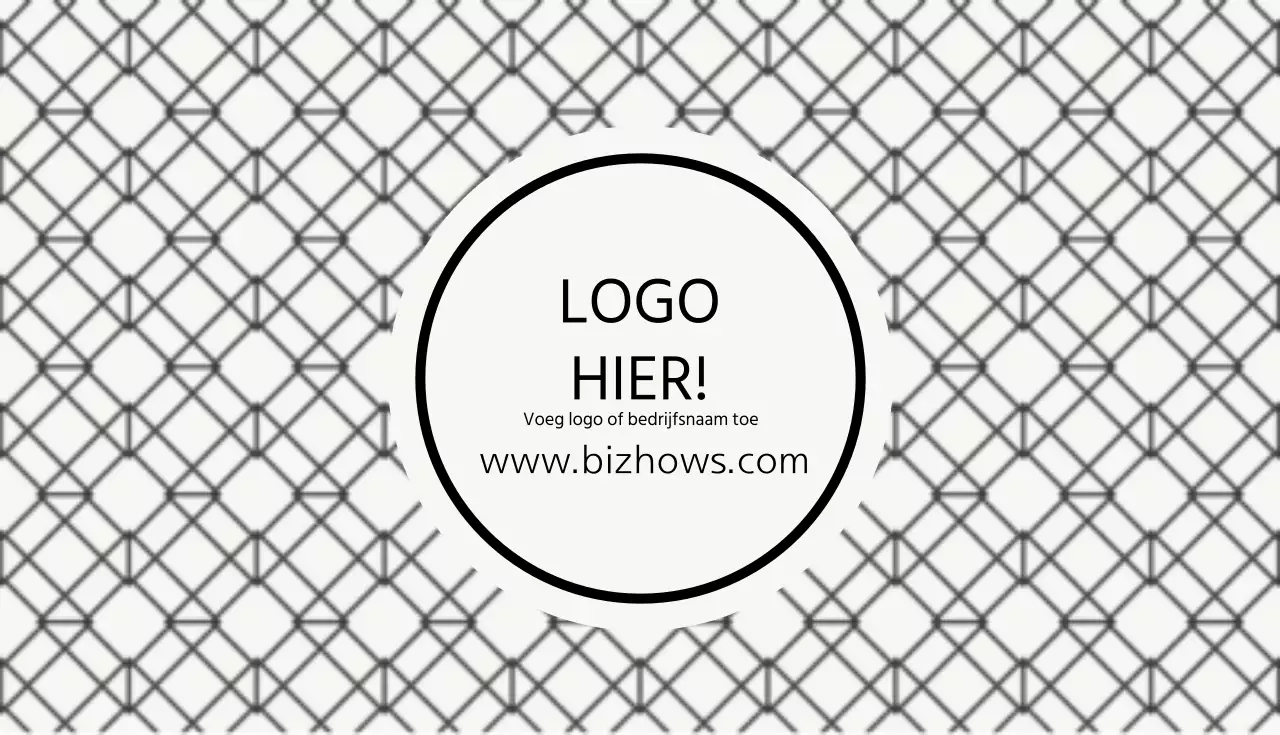 Visitekaartjes met patroon