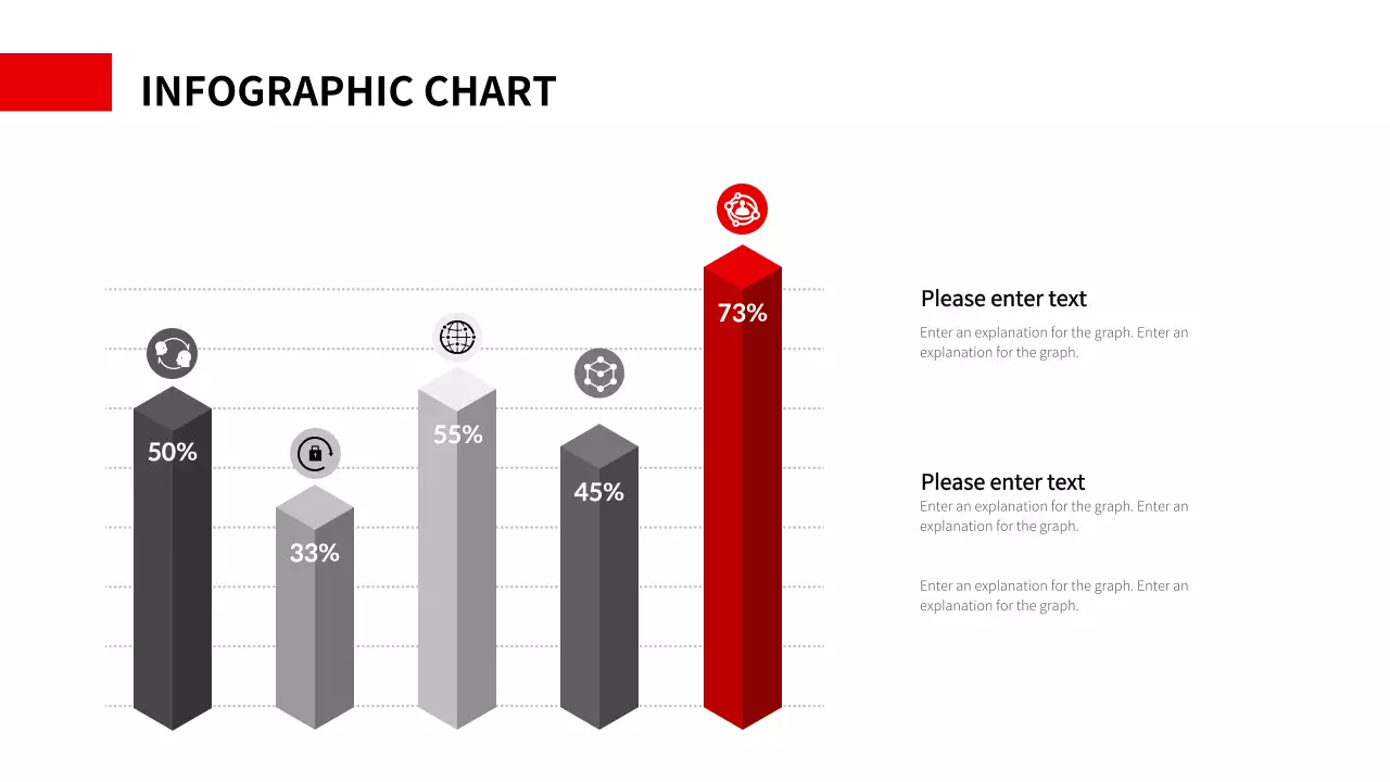 Red Modern Report Infographic
