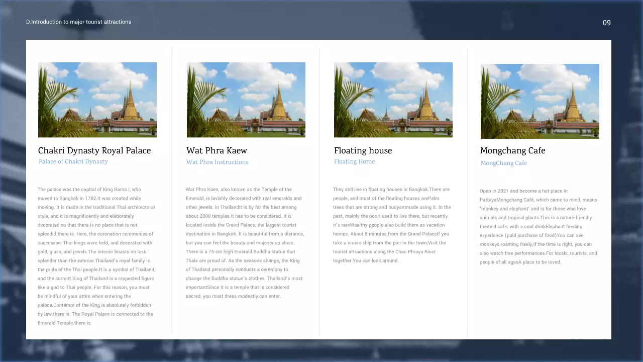 Blue Elegant Cruise Guide Presentation