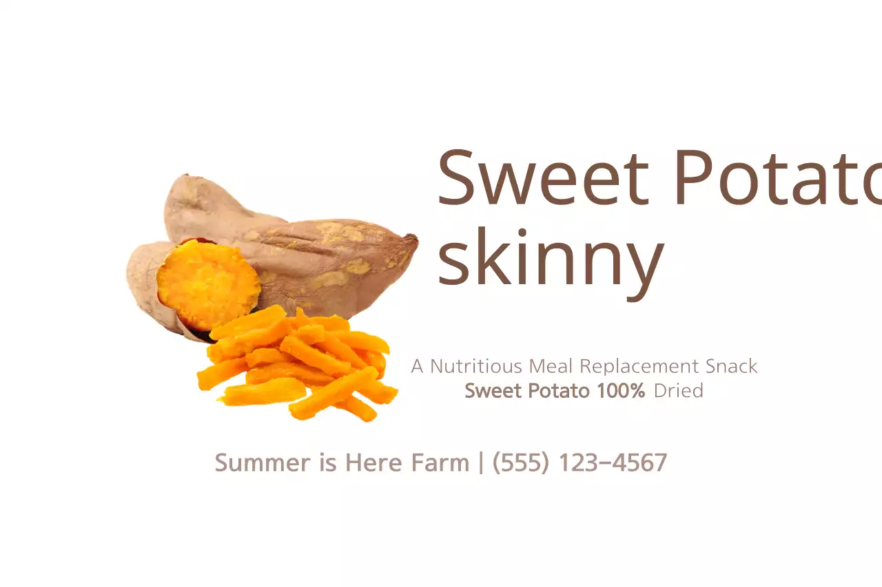 Brown Minimal Snack Promotion Banner