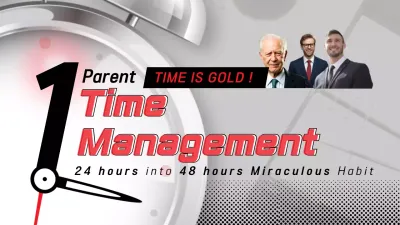 Red Modern Time Management Promotion YouTube Thumbnail