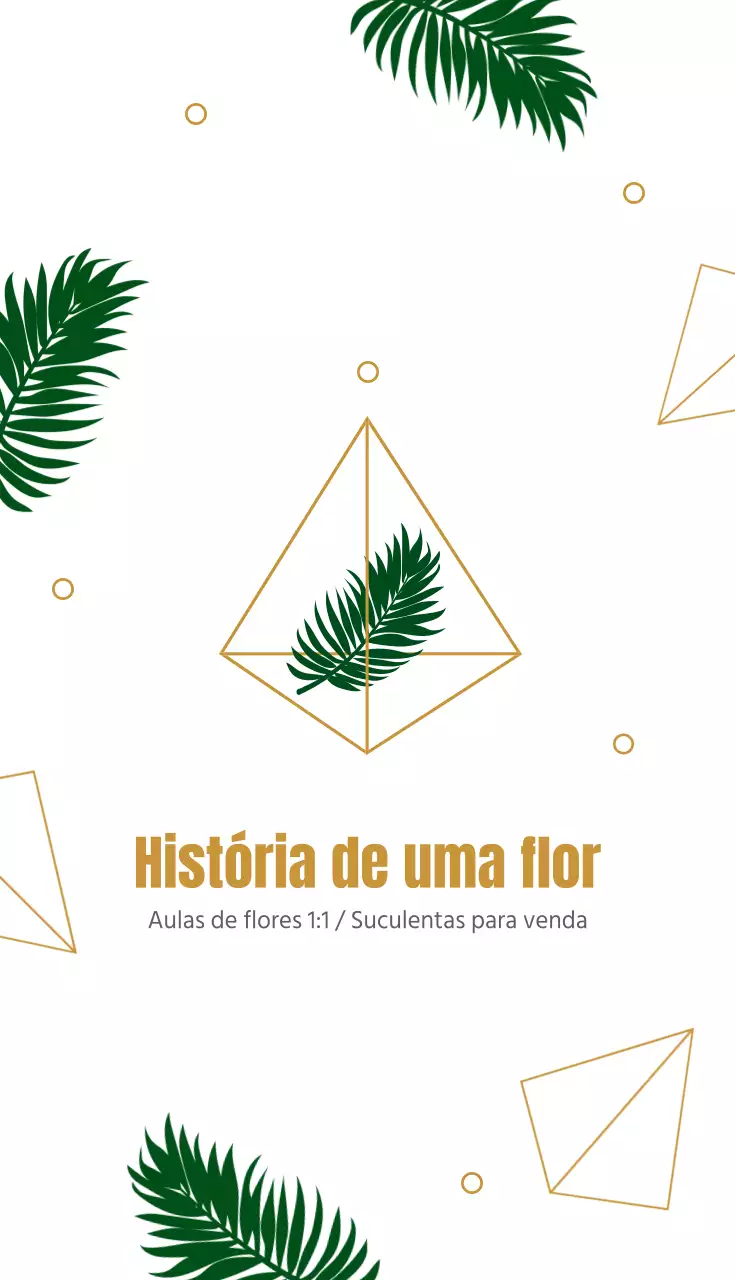 História de uma flor